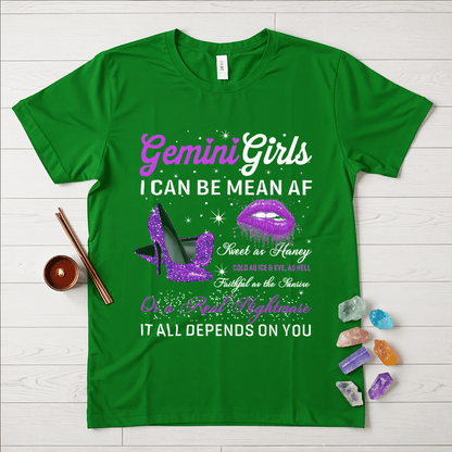 Gemini Girls Lips T-Shirt