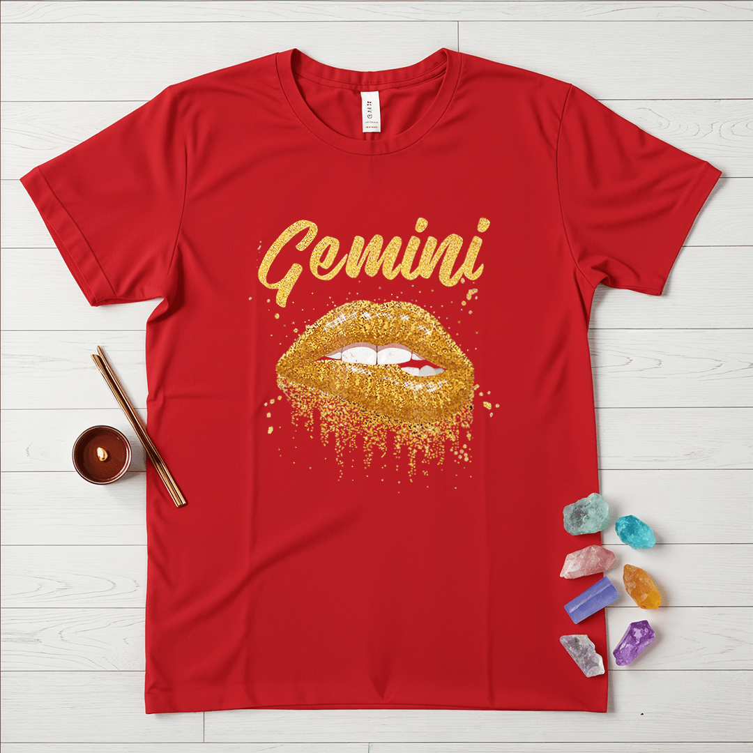 Gemini Golden Lips T-Shirt
