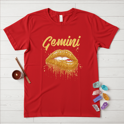Gemini Golden Lips T-Shirt