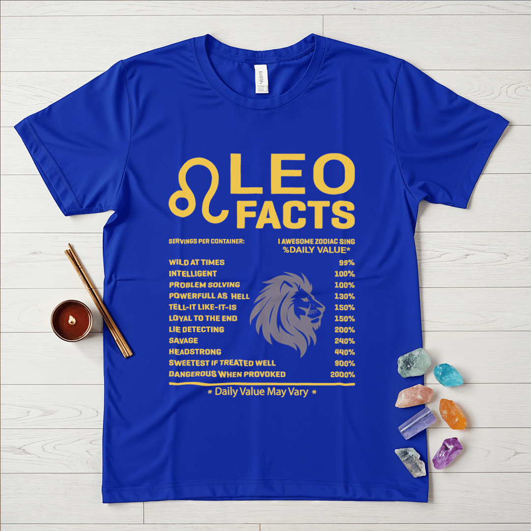 Leo Facts Zodiac T-Shirt