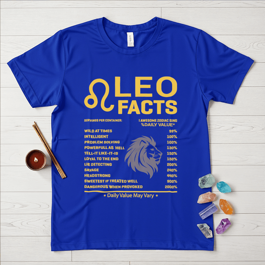Leo Facts Zodiac T-Shirt