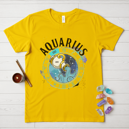 Mystical Aquarius Zodiac T-Shirt