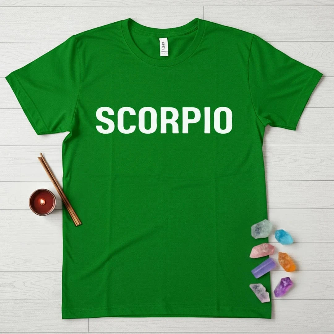 Scorpio Zodiac T-Shirt – Classic Text