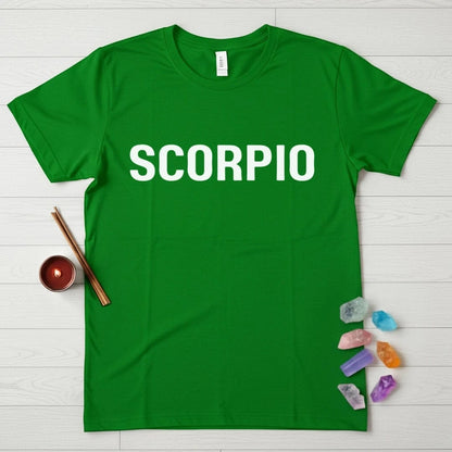 Scorpio Zodiac T-Shirt – Classic Text