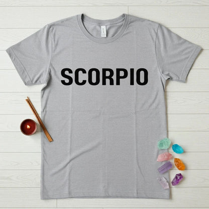 Scorpio Zodiac T-Shirt – Classic Text