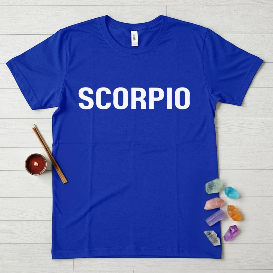 Scorpio Zodiac T-Shirt – Classic Text