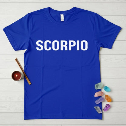 Scorpio Zodiac T-Shirt – Classic Text
