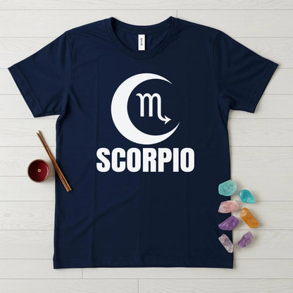 Scorpio Zodiac T-Shirt – Crescent Moon