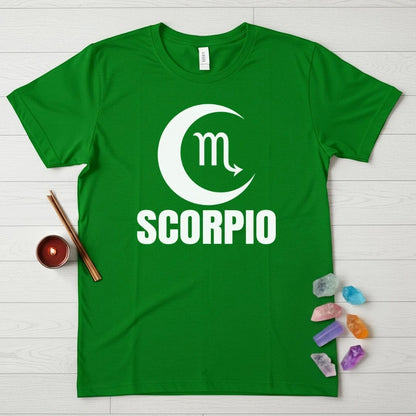 Scorpio Zodiac T-Shirt – Crescent Moon