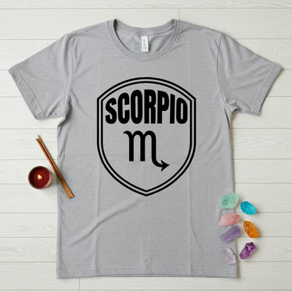 Scorpio Zodiac T-Shirt – Glyph Shield