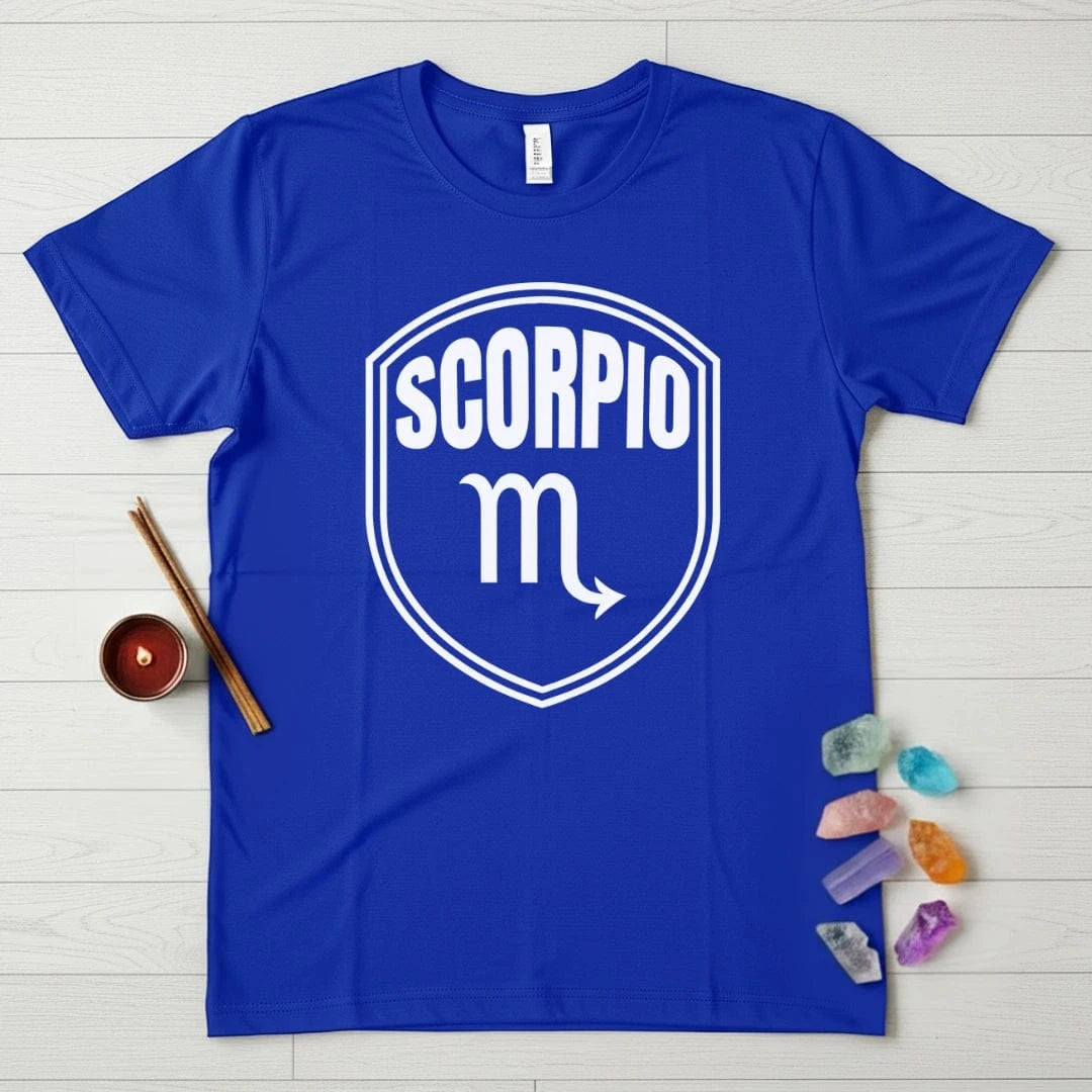 Scorpio Zodiac T-Shirt – Glyph Shield