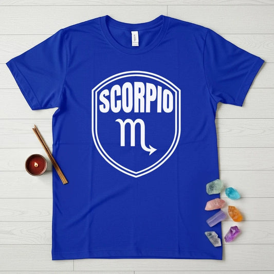 Scorpio Zodiac T-Shirt – Glyph Shield