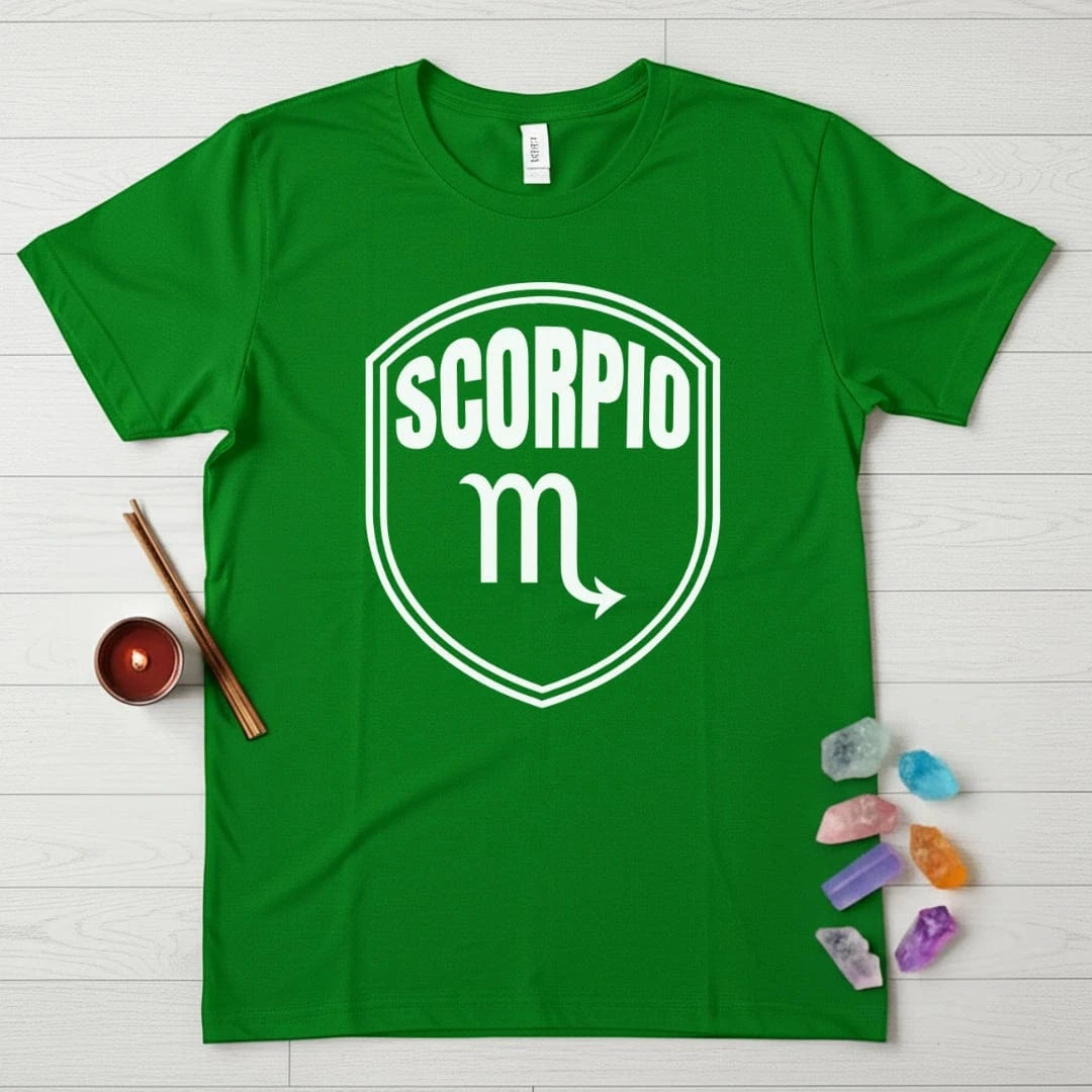 Scorpio Zodiac T-Shirt – Glyph Shield