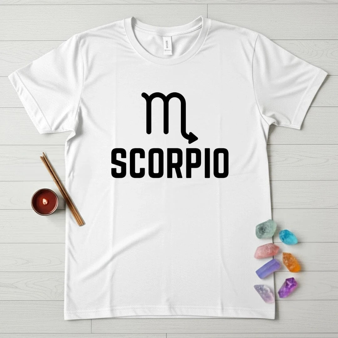 Scorpio Zodiac T-Shirt – Glyph Stack