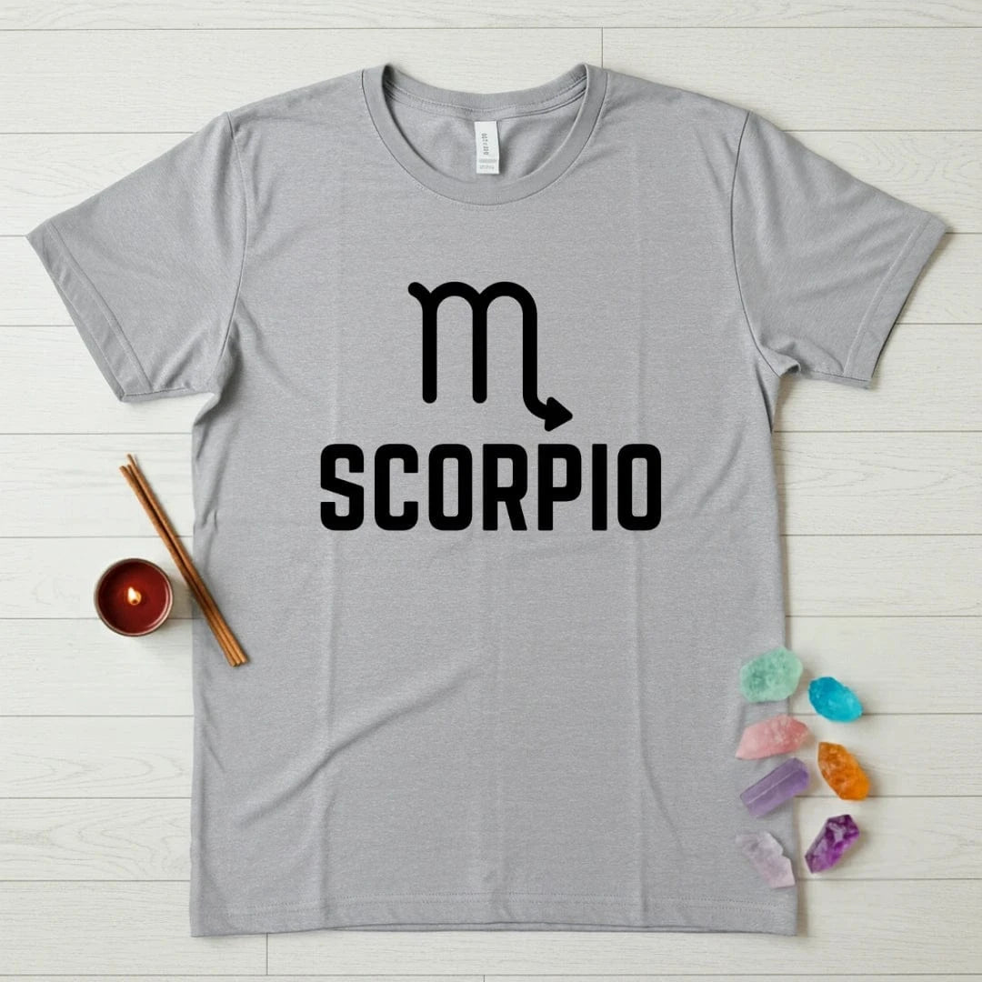 Scorpio Zodiac T-Shirt – Glyph Stack