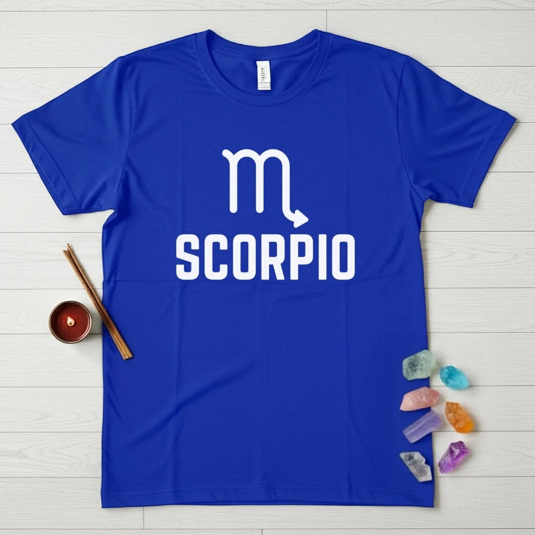 Scorpio Zodiac T-Shirt – Glyph Stack