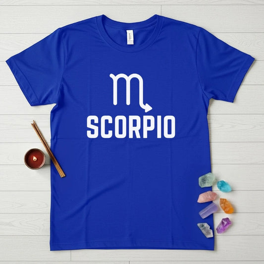 Scorpio Zodiac T-Shirt – Glyph Stack