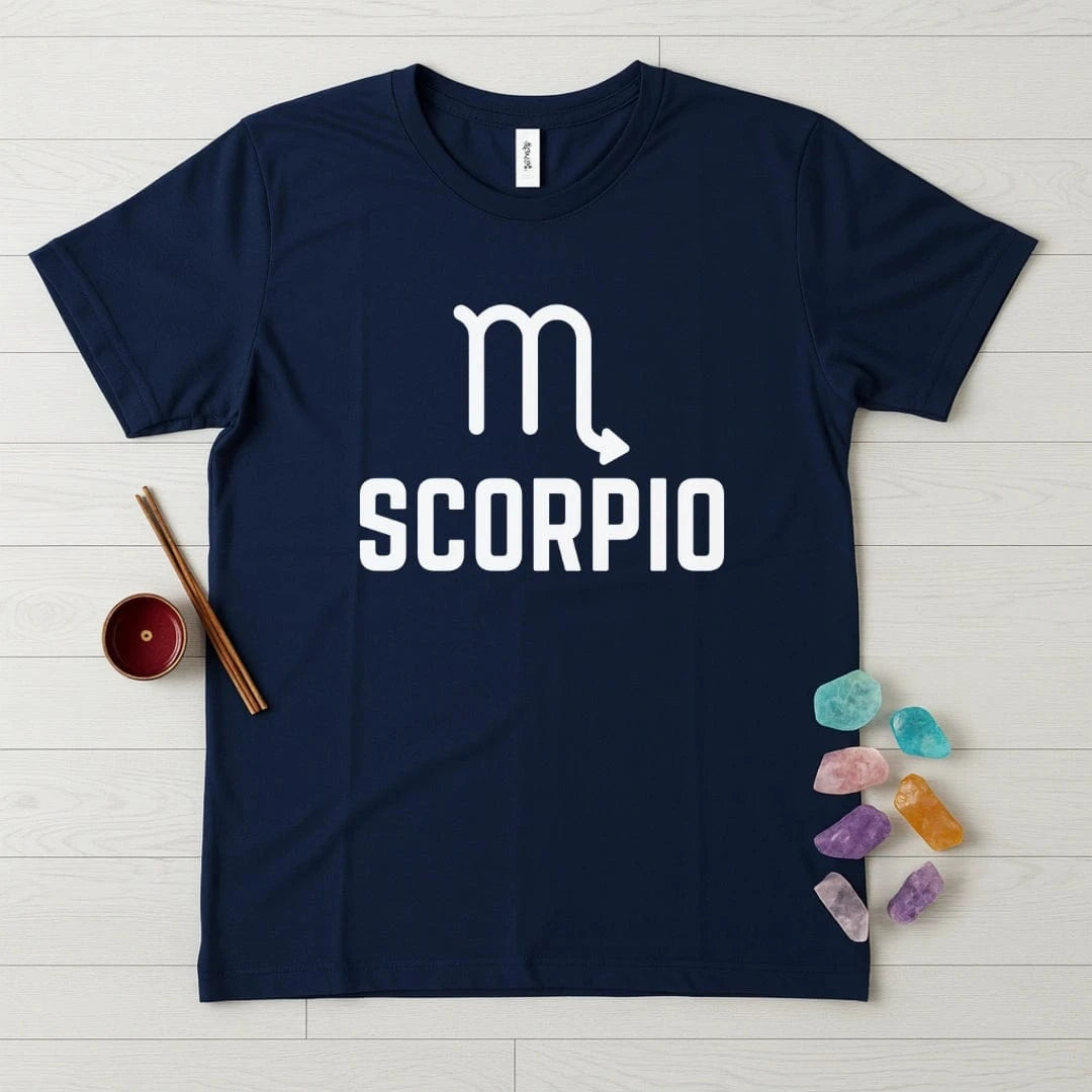 Scorpio Zodiac T-Shirt – Glyph Stack