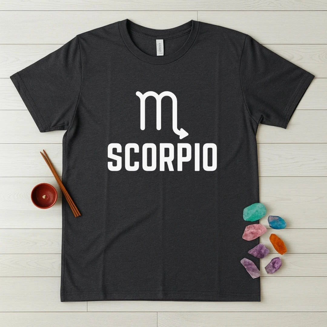 Scorpio Zodiac T-Shirt – Glyph Stack