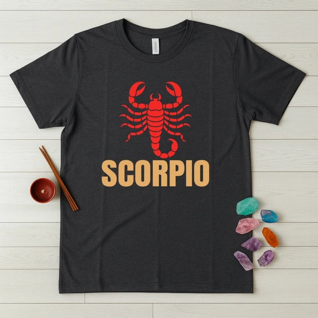 Scorpio Zodiac T-Shirt – Scorpion Graphic