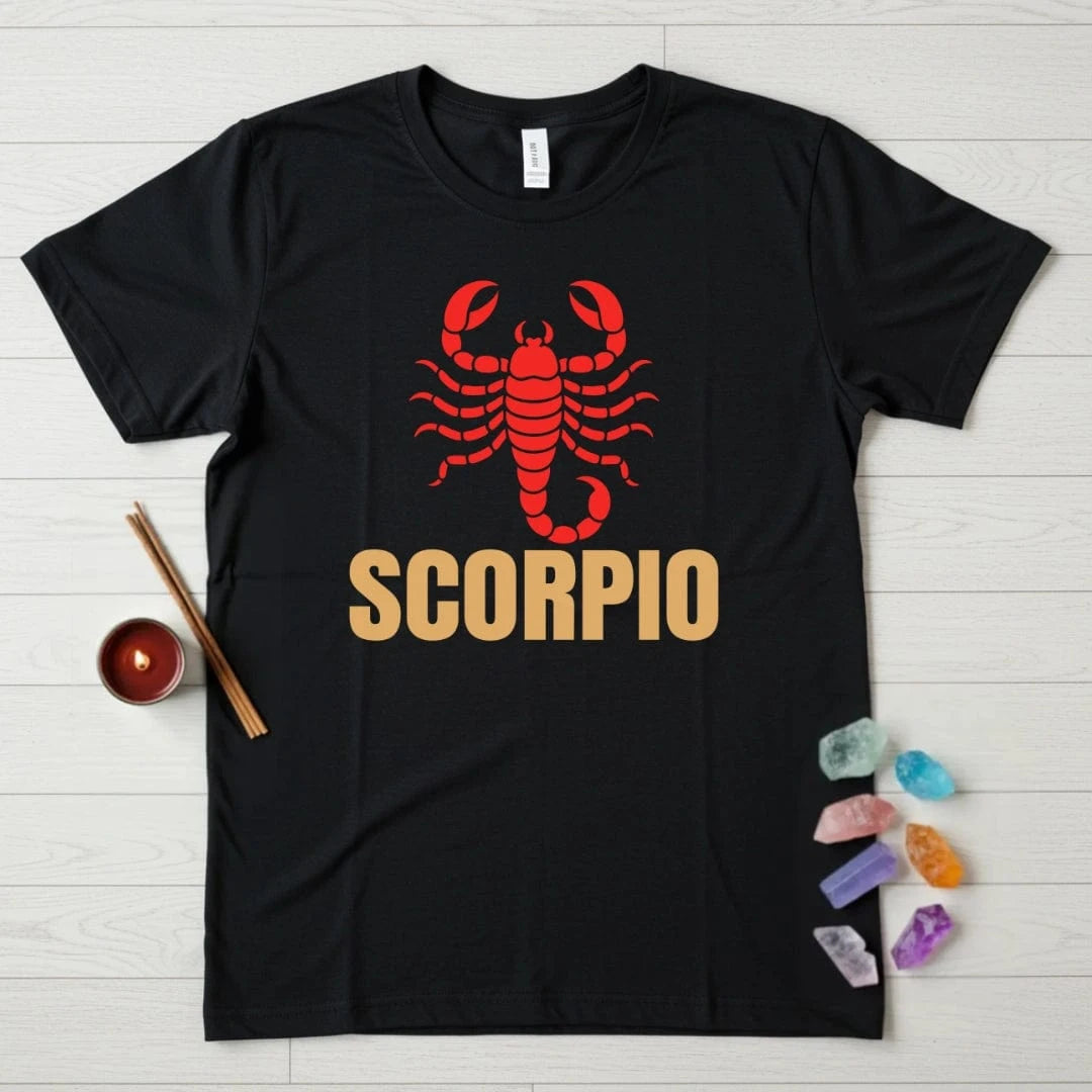 Scorpio Zodiac T-Shirt – Scorpion Graphic