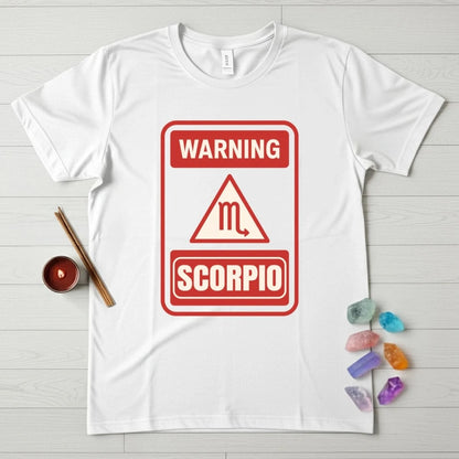 Scorpio Zodiac T-Shirt – Warning Sign