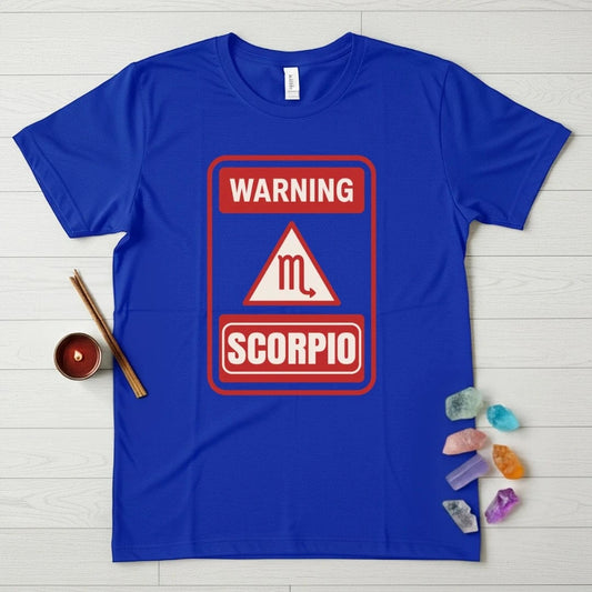 Scorpio Zodiac T-Shirt – Warning Sign