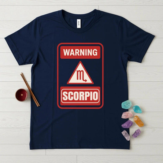 Scorpio Zodiac T-Shirt – Warning Sign