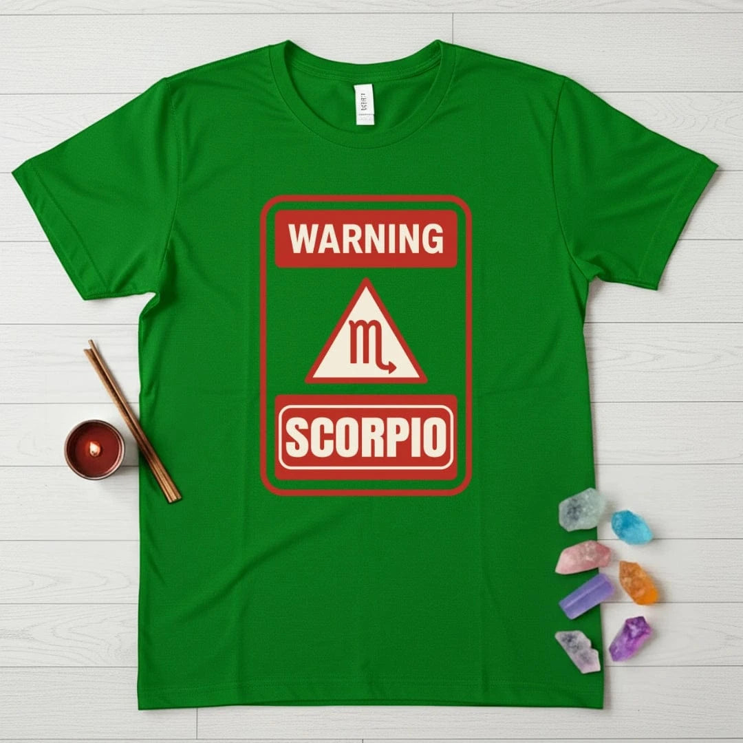 Scorpio Zodiac T-Shirt – Warning Sign