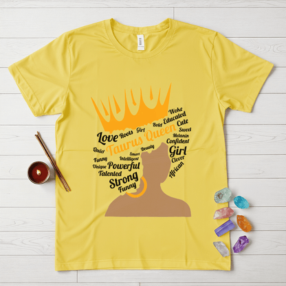Taurus Queen T-Shirt – Bold & Confident Zodiac Tee